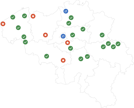 map ecozone belgium